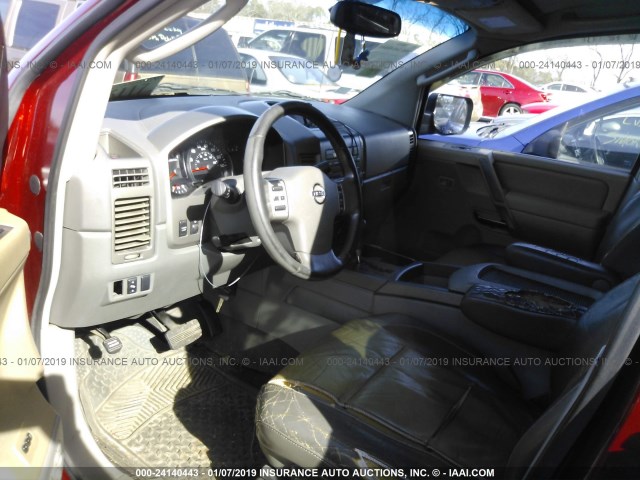 1N6AA07A24N532081 - 2004 NISSAN TITAN RED photo 5