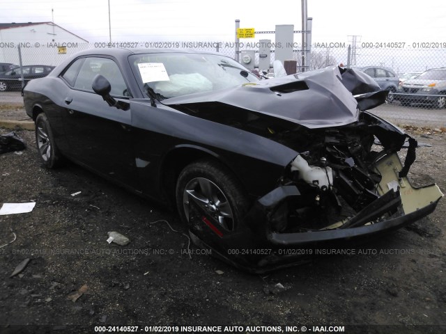 2C3CDZAGXFH821200 - 2015 DODGE CHALLENGER SXT BLACK photo 1