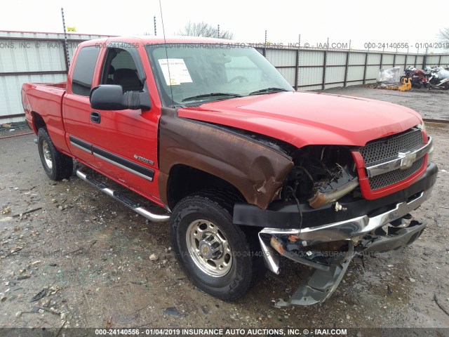 1GCHK29UX4E110495 - 2004 CHEVROLET SILVERADO K2500 HEAVY DUTY RED photo 1