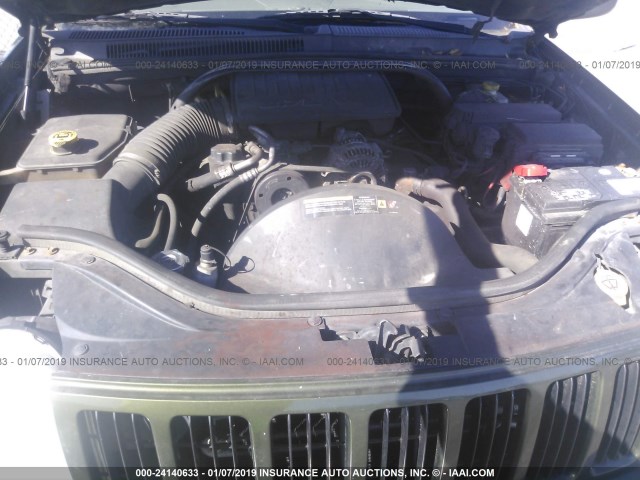 1J8GR48K87C519509 - 2007 JEEP GRAND CHEROKEE LAREDO/COLUMBIA/FREEDOM 绿色 照片 10