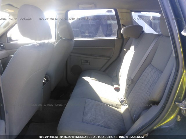 1J8GR48K87C519509 - 2007 JEEP GRAND CHEROKEE LAREDO/COLUMBIA/FREEDOM 绿色 照片 8