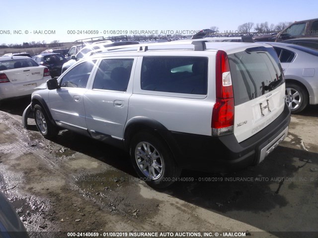 YV4SZ592271256061 - 2007 VOLVO XC70 WHITE photo 3