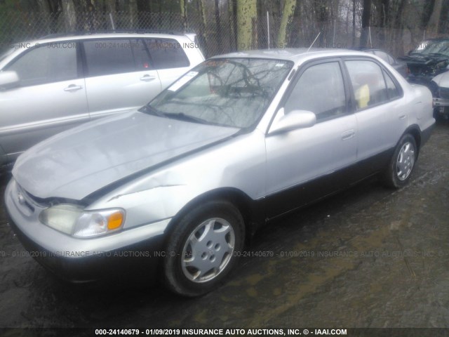 2T1BR18E6YC318646 - 2000 TOYOTA COROLLA VE/CE/LE GRAY photo 2