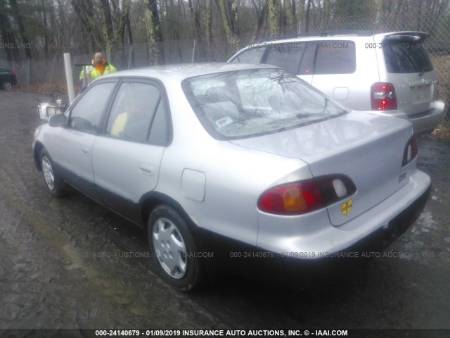 2T1BR18E6YC318646 - 2000 TOYOTA COROLLA VE/CE/LE GRAY photo 3