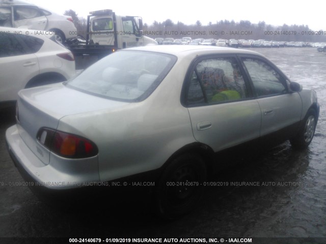 2T1BR18E6YC318646 - 2000 TOYOTA COROLLA VE/CE/LE GRAY photo 4