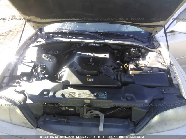 1LNHM87A15Y653445 - 2005 LINCOLN LS GOLD photo 10