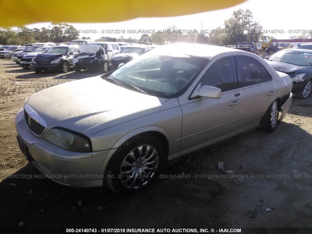 1LNHM87A15Y653445 - 2005 LINCOLN LS GOLD photo 2