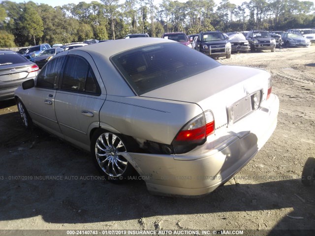 1LNHM87A15Y653445 - 2005 LINCOLN LS GOLD photo 3