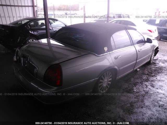 1LNHM81W33Y695388 - 2003 LINCOLN TOWN CAR EXECUTIVE GRAY photo 4