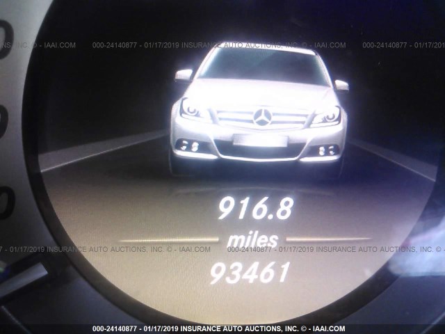 WDDGF4HB5CR213168 - 2012 MERCEDES-BENZ C 250 WHITE photo 7