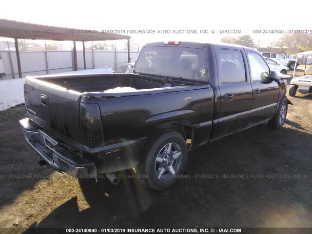 2GCEC13TX61159825 - 2006 CHEVROLET SILVERADO C1500 BLACK photo 4