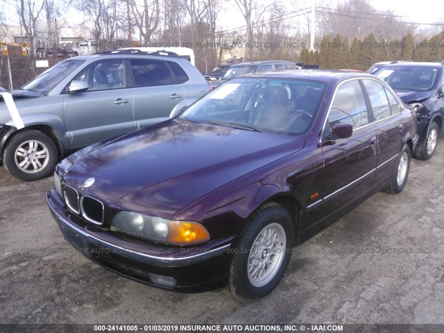 WBADD6326VBW14517 - 1997 BMW 528 I AUTOMATIC BURGUNDY photo 2