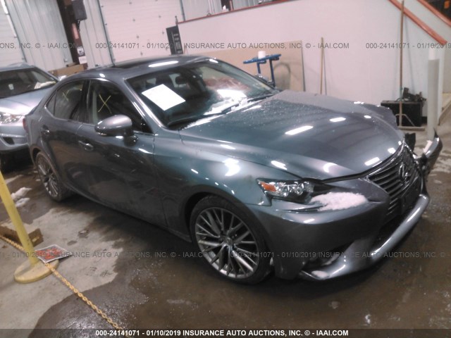 JTHCF1D29E5013948 - 2014 LEXUS IS 250 GRAY photo 1