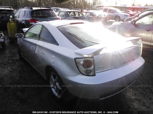 JTDDY38T4Y0011346 - 2000 TOYOTA CELICA GT-S SILVER photo 3