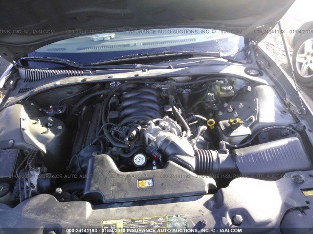 1LNHM87A05Y662671 - 2005 LINCOLN LS GRAY photo 10