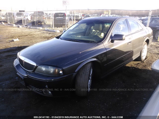 1LNHM87A05Y662671 - 2005 LINCOLN LS GRAY photo 2