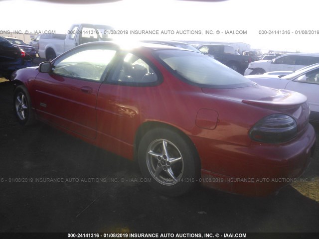 1G2WR1215XF349484 - 1999 PONTIAC GRAND PRIX GTP RED photo 3