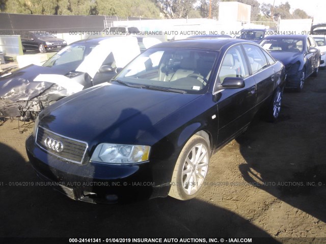 WAUJT64B33N033251 - 2003 AUDI A6 3 BLACK photo 2