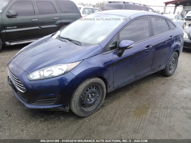 3FADP4BJ9GM175791 - 2016 FORD FIESTA SE BLUE photo 2