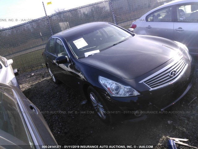 JN1CV6AR8FM650908 - 2015 INFINITI Q40 BLACK photo 1