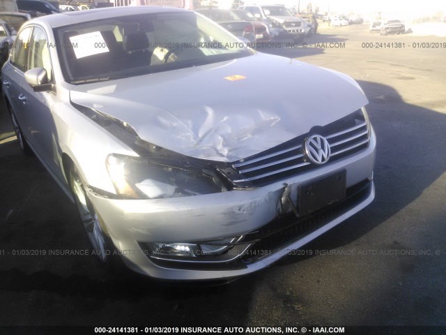 1VWBT7A38FC028506 - 2015 VOLKSWAGEN PASSAT SE SILVER photo 6