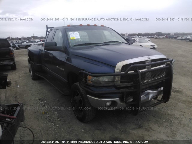 3D7MU48C63G849034 - 2003 DODGE RAM 3500 ST/SLT Dark Blue photo 1