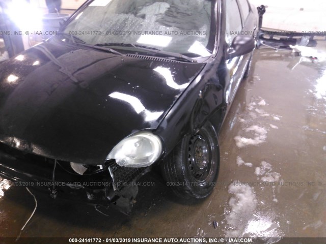 1B3AS46C81D278552 - 2001 DODGE NEON SE/ES BLACK photo 6