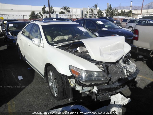 JH4KB26649C001995 - 2009 ACURA RL WHITE photo 1