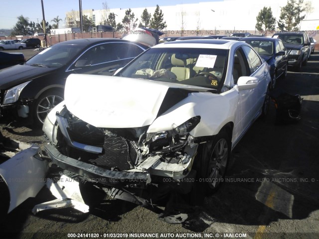 JH4KB26649C001995 - 2009 ACURA RL WHITE photo 2