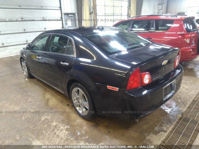 1G1ZD5EU6CF362560 - 2012 CHEVROLET MALIBU 2LT BLACK photo 3