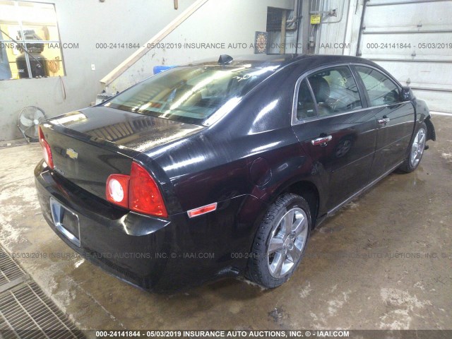 1G1ZD5EU6CF362560 - 2012 CHEVROLET MALIBU 2LT BLACK photo 4