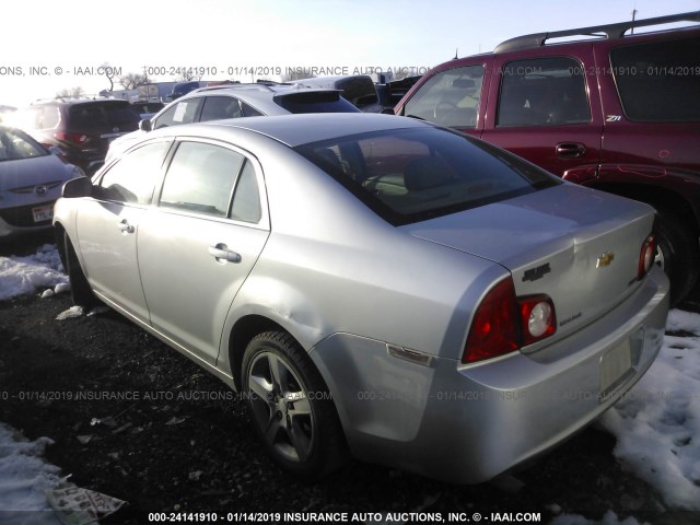1G1ZA5E0XAF179407 - 2010 CHEVROLET MALIBU LS SILVER photo 3
