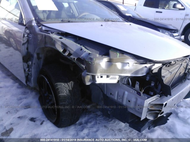 1G1ZA5E0XAF179407 - 2010 CHEVROLET MALIBU LS SILVER photo 6