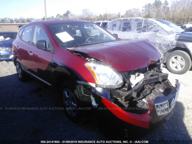 JN8AS5MV9CW388207 - 2012 NISSAN ROGUE S/SV MAROON photo 1