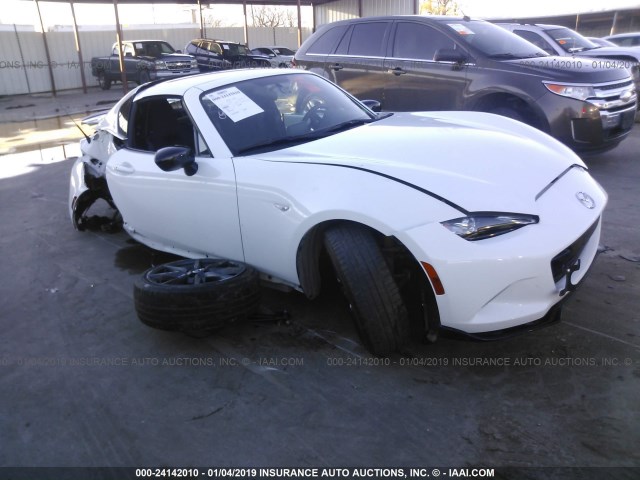 JM1NDAL77H0105087 - 2017 MAZDA MX-5 MIATA CLUB WHITE photo 1