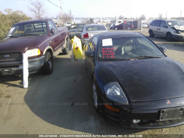 4A3AC54HX1E137988 - 2001 MITSUBISHI ECLIPSE GT BLACK photo 1