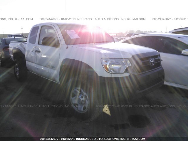 5TFTU4GN0DX042238 - 2013 TOYOTA TACOMA PRERUNNER ACCESS CAB WHITE photo 1