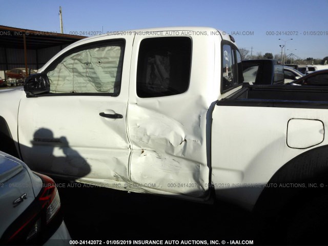 5TFTU4GN0DX042238 - 2013 TOYOTA TACOMA PRERUNNER ACCESS CAB WHITE photo 6