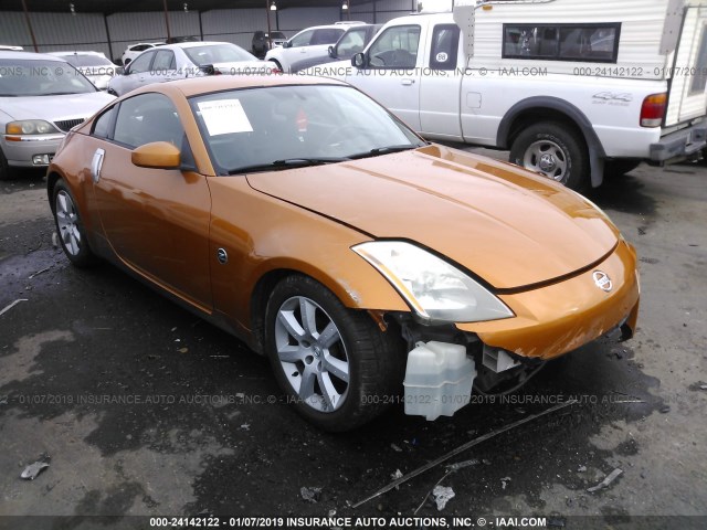 JN1AZ34D64T160996 - 2004 NISSAN 350Z COUPE ORANGE photo 1