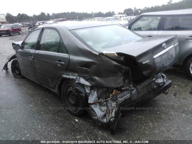 4T1BE32K73U691594 - 2003 TOYOTA CAMRY LE/XLE/SE GRAY photo 3