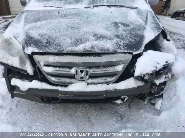 5FNRL38727B401658 - 2007 HONDA ODYSSEY EXL GRAY photo 6