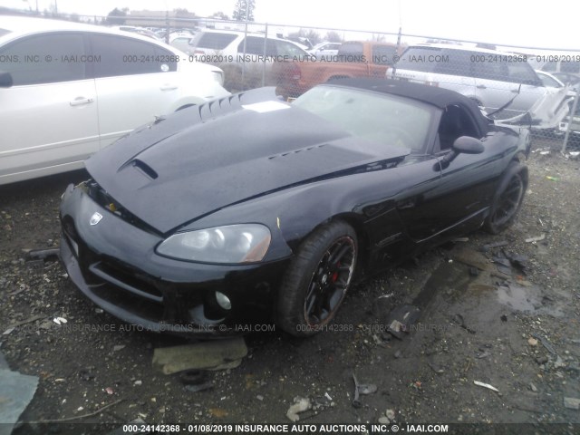 1B3JZ65Z64V101526 - 2004 DODGE VIPER SRT-10 BLACK photo 2