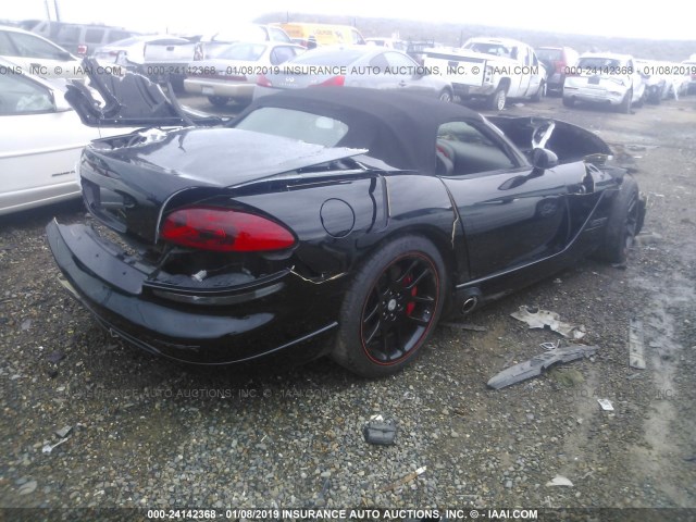 1B3JZ65Z64V101526 - 2004 DODGE VIPER SRT-10 BLACK photo 4