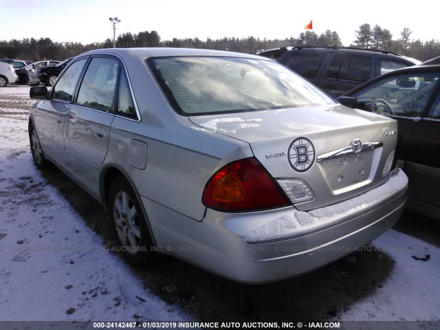 4T1BF28B5YU046626 - 2000 TOYOTA AVALON XL/XLS GRAY photo 3