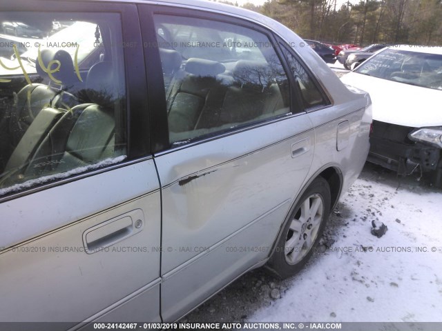 4T1BF28B5YU046626 - 2000 TOYOTA AVALON XL/XLS GRAY photo 6