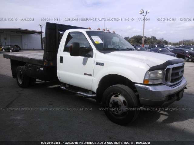 1FDXF46P94ED93140 - 2004 FORD F450 SUPER DUTY WHITE photo 1