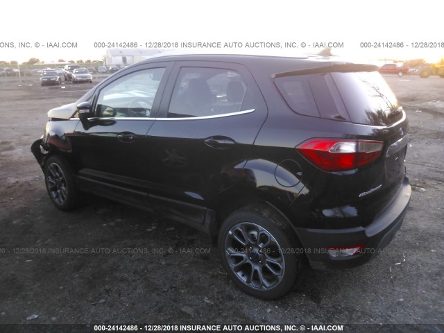 MAJ6P1WL2JC216614 - 2018 FORD ECOSPORT TITANIUM BLACK photo 3