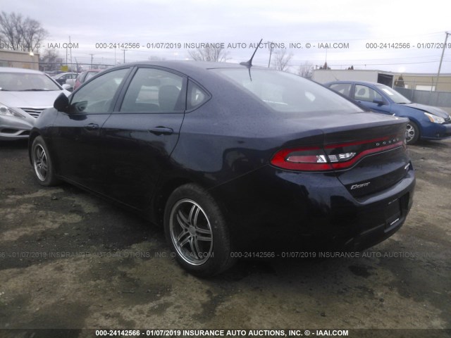 1C3CDFAH9DD256827 - 2013 DODGE DART SE/AERO BLUE photo 3