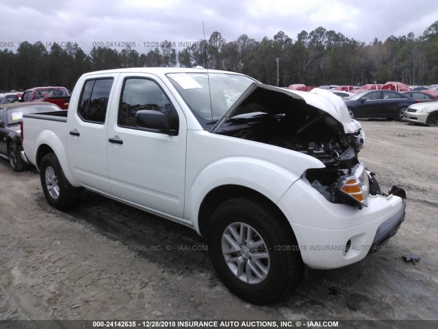 1N6AD0ER2JN764482 - 2018 NISSAN FRONTIER S/SV/SL/PRO-4X WHITE photo 1