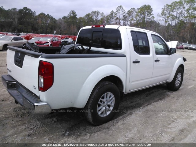 1N6AD0ER2JN764482 - 2018 NISSAN FRONTIER S/SV/SL/PRO-4X WHITE photo 4